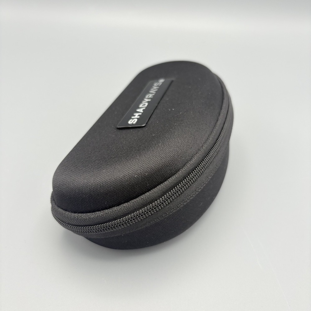 Shady Rays Black Fabric Semi-Hard Shell Rigid Sunglasses Case Only - Picture 4 of 5